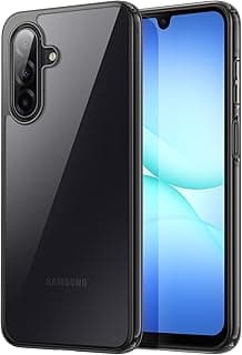 Capa protetora JETech para Samsung Galaxy A17 5G/4G, preta, anti-riscos, parte traseira de PC rígido.