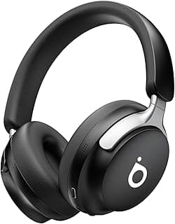 Fone de Ouvido Bluetooth Basike ANC Pro, Cancelamento de Ruído Ativo, Bateria 40h, Preto