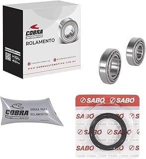 Kit de rolamentos de roda traseira