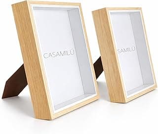 Kit 2 Porta Retrato Madeira MDF 20x25 CASAMILU Wood Sync GG | Inspiração Premium Elegante Sofisticado Decorativo Moderno Minimalista Clássico Resistente Presente Criativo para Decoração Sala Quarto Escritório
