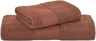 Jogo de toalhas Buddemeyer Melissa Extra Soft Banho Marrom - 2 peças
