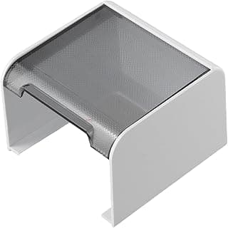 Capa de tomada à prova d'água branca para uso externo, 90 graus
