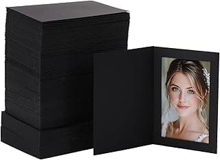 100 cartões de porta-retratos com 100 envelopes autoselados, porta-retratos de papel 10 x 15 cm, inseridos em massa, cartões de notas para Natal, Ano Novo, casamento, aniversário, sala de