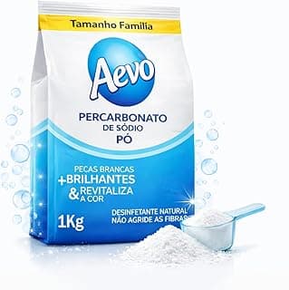 Saco de 1kg de Percarbonato de Sódio Aevo, limpador de roupas sem cloro