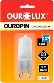 Lâmpada Halogena Ouropin G9 60W 127V Fosca