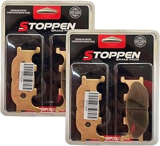 Pastilha de Freio Sinterizada para Dianteira da Yamaha XJ6 de 2009 até 2016, 2 Pares