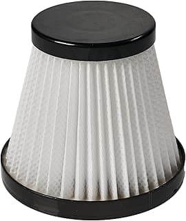 Filtro HEPA lavável branco com tampa preta para aspirador de pó High Speed