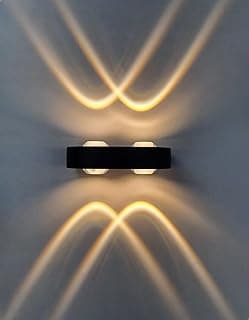 Arandela LED 4W IP65 para Parede Interna e Externa com Luz Amarela Brilhante