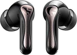 Fones de Ouvido Soundpeats Air5 Pro com ANC Híbrido 55dB Bateria 37h Cor Preto