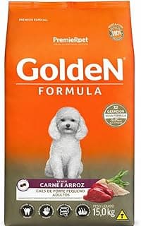 Premier Pet Ração Golden Fórmula Mini Bits Para Cães Adultos Pequeno Porte Sabor Carne E Arroz 3Kg Para Todas Pequeno Adulto