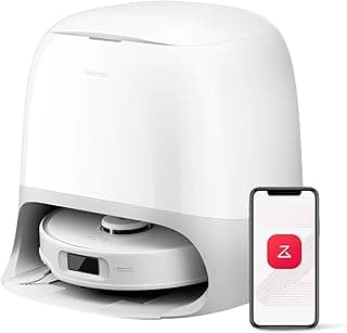 Aspirador e esfregão robô Roborock Qrevo Curv S5X branco com sucção 17000Pa