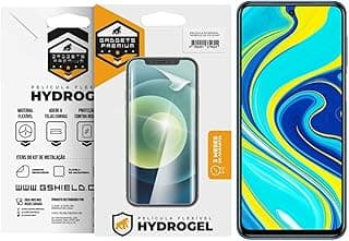 Película de vidro temperado Gshield Hydrogel HD para Xiaomi Redmi Note 9S/9 Pro em embalagem