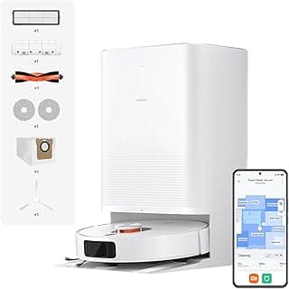 Aspirador de pó robô XIAOMI X20 Pro branco com interface de aplicativo móvel