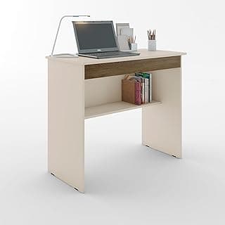 Escrivaninha Multiuso para Computador e Notbook Ideal para Home Ofice e Estudos (OFF WHITE FREIJÓ)
