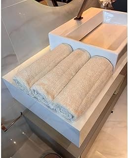 Kit 3 Toalhas de Banho Gigante 100% Algodão 470g/m², Felpuda Alto Relevo Macia Alta Absorção 72x150cm (Linho, Linho e Linho)