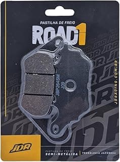 Pastilha De Freio Dianteira/Traseira JDR Modelo Road 1 Para Yamaha YBR 125 Factor Fazer 150 ED N Max 160 Com ABS