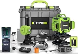 Kit de nível a laser Lfine 16 linhas com baterias e receptor
