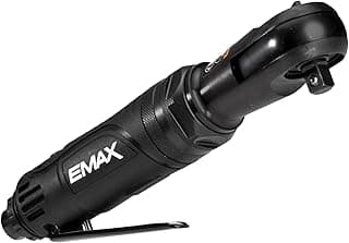 Chave catraca de ar EMAX Compressor 3/8 preta modelo EATRT03S1P