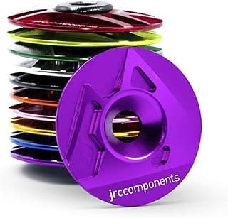 Tampa Superior da Haste do Fone de Ouvido JRC Components Alumínio Aeroespacial 6061-T6 3,8 cm Roxo para Veículos de 3,8 cm