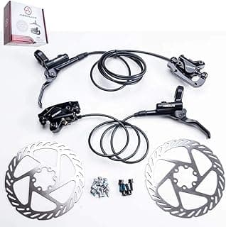 Kit Freio A Disco Hidráulico Bike Com Rotor 160mm Absolute