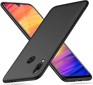 Capa protetora TPU fosco preto para Xiaomi Redmi Note 7 e Note 7 Pro