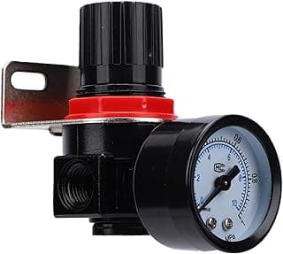 Manômetro regulador de compressor de ar de 1/4 pol. com mostrador de pressão até 10 bar