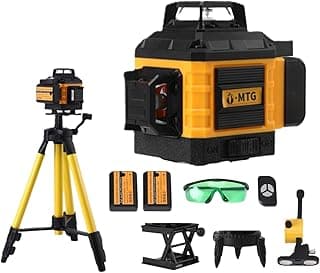 Kit nível a laser profissional 4D 16 linhas com tripé e acessórios