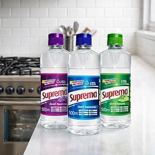 Kit 3 Removedores Suprema 500ml Tradicional, Floral e Verbena Removedor Multiuso 6 em 1 Remove Gordura, Cola, Mancha e Sujeira Pesada Limpeza Profunda
