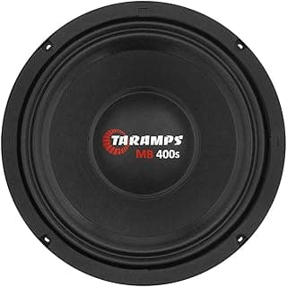 Alto-falante preto Taramps MB 400s 8 ohms 200 W RMS 8 polegadas