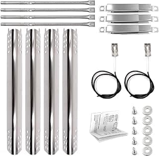 Kit de peças de reposição para churrasqueira Charbroil Performance 475 com queimadores, placas de calor e cruzadores