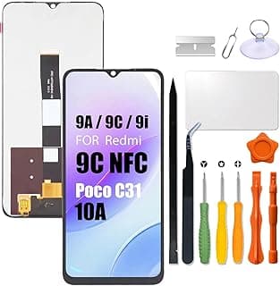 Kit de reparo para tela LCD Xiaomi 9A, 9C, 9i, 10A, Poco C31 com ferramentas