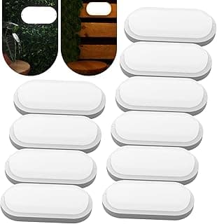 Kit 10 Arandela Tartaruga Led 20w Externo Interno Bivolt Branco Quente