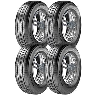 Quatro pneus Bridgestone Ecopia EP150 185/60 R15 84H em fundo branco