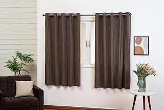 Cortina de Tecido Suede Semi Blackout 2,80m x 1,70m para Varão (Tabaco)