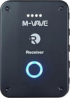 Receptor M-vave WP-9 preto sem fio 2.4G