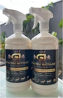 Kit 2 Litros Cera Golden Intense Carnaúba Microcristalização Automotivo Brilho Carro Vidro Box
