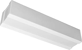 Plafon retangular Bilbao Branco para 2 lâmpadas LED E-27, 44x11 cm
