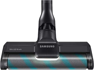 Aspirador de jato de LED fino Samsung, acessório de escova VCA-SABC95/AA, preto cromado