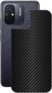 Película Protetora Traseira para Smartphone Gshield Redmi 12C Fibra de Carbono Preta