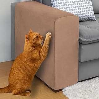 Charme do Detalhe Capa Protetora para Braço de Sofá em Suede Antiarranhões e Conforto Kit 2 Unidades Chocolate