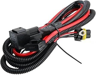 O-NEX Relé HID 40A 12V 35W/55W Heavy Duty Universal para H1 H3 H7 H10 H11 9005 9006 9145 5202 880 Xenon HID Kit de fiação de bateria