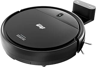 Aspirador de pó robô WAP W310 em preto com base de carregamento