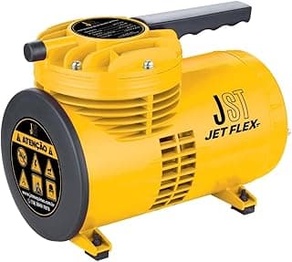 Compressor de Ar Direto Portátil Jet Flex 220V 1/4HP JST Amarelo