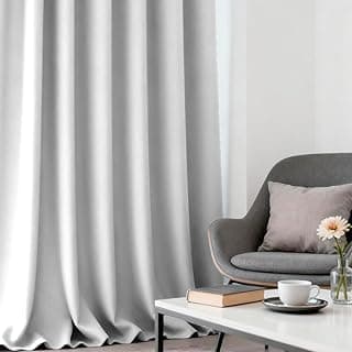 Camesa Cortina Eclipse Blackout 100% de bloqueio da luz 1 painel de 130X170cm Branco