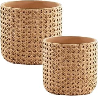 Vaso Decorativo Sensorial Cachepô Palha 