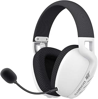Fone de Ouvido Havit Fuxi-H6 Gamer com Fio e Wireless 2,4GHz Bluetooth Branco