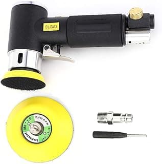 Lixadeira pneumática de ângulo OIL DAILY com disco abrasivo e conector pneumático