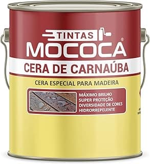 Mococa Cera De Carnaúba Para Madeira 900ml - Brilhante - Cera Carnaúba Incolor