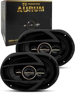 Par de alto-falantes 6x9 polegadas Aurum 260W RMS A69 Q Hurricane