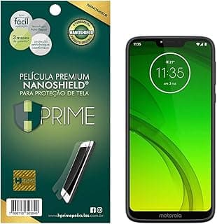 Pelicula NanoShield para Motorola Moto G7 Power, Hprime, Película Protetora de Tela para Celular, Transparente